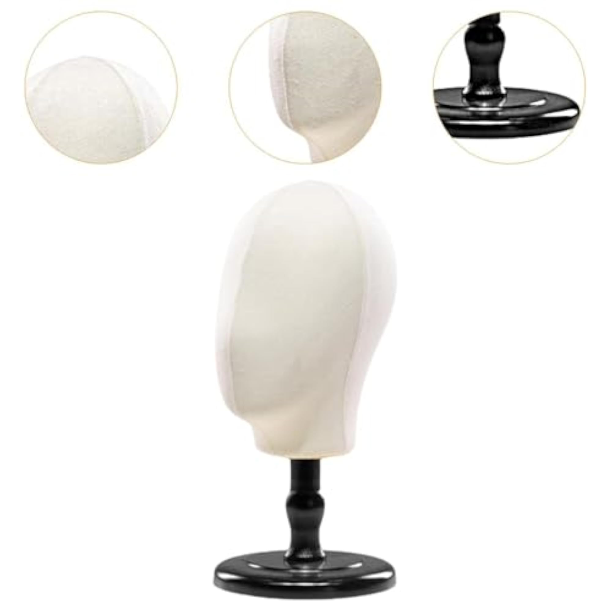 Mannequin Head Model With Base Hat Display Stand
